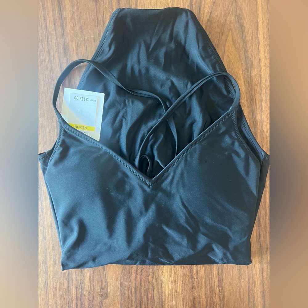 Becca - Black One-Piece Swimsuit - size medium NWT